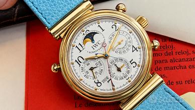 IWC DaVinci Perpetual Calendar Rattrapante Fullset