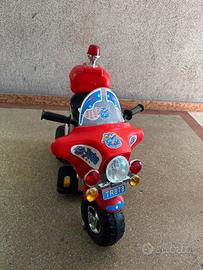 Moto police rossa colibri
