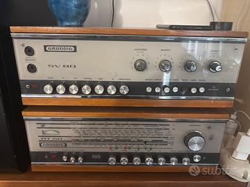 Sistema vintage Grundig anni 60/70