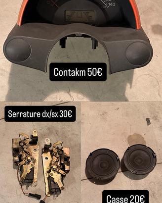 Contachilometri casse stereo serrature dx/sx 100€