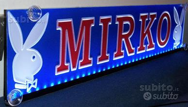 Targa led camion personalizzata