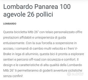 mtb26" ragazza donna Lombardo