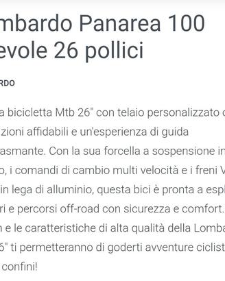 mtb26" ragazza donna Lombardo