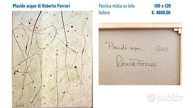 Quadro moderno - Placide acque - Roberto Fornari