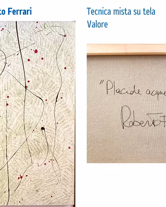 Quadro moderno - Placide acque - Roberto Fornari