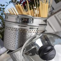 Pentola Cuocipasta Cuoci E Vedi Acciaio Inox 18/10