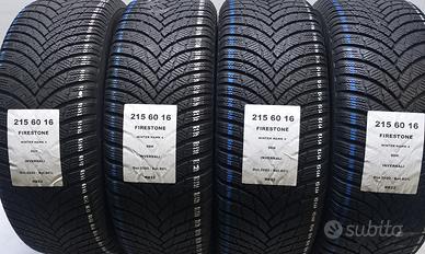 4 GOMME 215 60 16 FIRESTONE RB22
