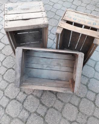 cassette legno vintage 