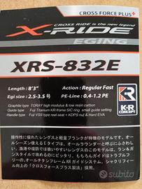 Canna da Eging Major craft XRIDE 832E