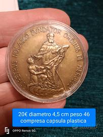 Medaglia commemorativa in bronzo