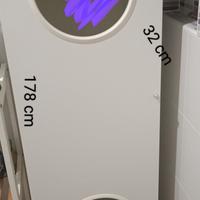 mobile lavanderia con due portabucato inclusi