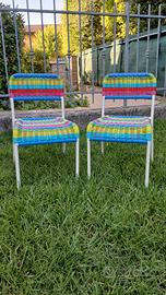 Seggiole colorate per bambini