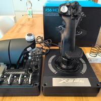 Logitech X56 Hotas con mod throttle scatola