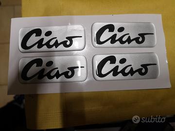 Adesivi ciao prima serie in resina