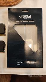 DDR4 2X8 Gb Crucial Ballistix