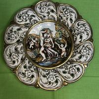 Piatto Capodimonte Bernini originale
