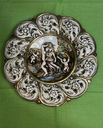 Piatto Capodimonte Bernini originale