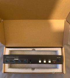 Switch KVM 3 PC 2 Monitor HDMI 4K60Hz