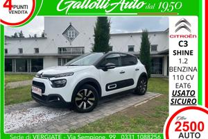 Citroen C3 1.2 puretech Shine s&s 110cv eat6
