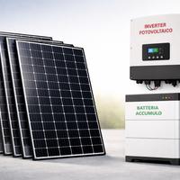 Impianto fotovoltaico 8kw con batteria 15kw solare