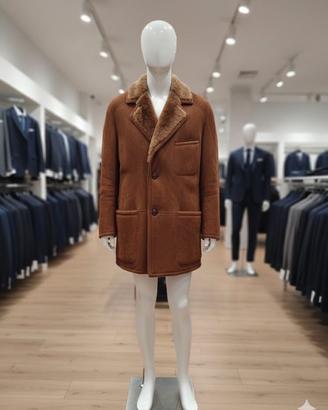 Giacca Montone Shearling Uomo - VERA PELLE - Nuovo