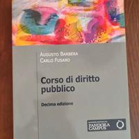 Corso di Diritto Pubblico libro di testo universit