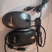 2 Mouse USB Logitech + Microsoft 