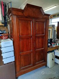 Armadio Impero epoca '800 autentico legno di noce