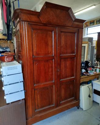 Armadio Impero epoca '800 autentico legno di noce