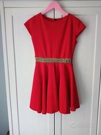 vestito rosso corto 