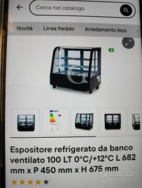 vetrina refrigerata da banco