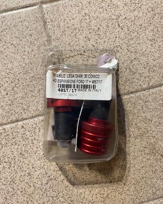 Coppia bilanceri/contrappesi manubrio, fori da 17