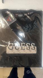 T shirt guess taglia l nera