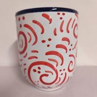 Porta spazzole in ceramica