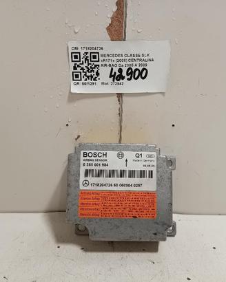 CENTRALINA AIRBAG MERCEDES SLK W171 2° Serie 1718