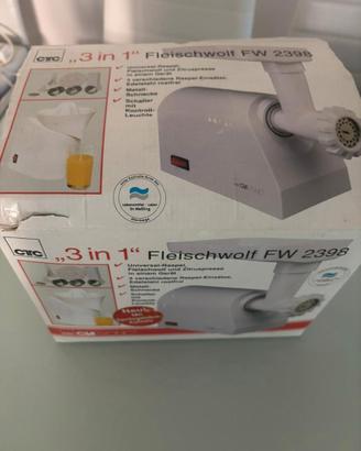 Tritacarne Multifunzione 3in1 Clatronic FW2398