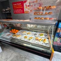 Vetrina statica per macelleria usata refrigerata