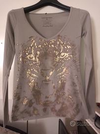 T-shirt maniche lunghe Calvin Klein tg xs  grigio 