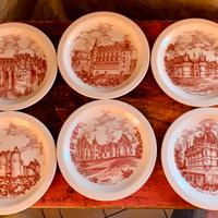 Set piatti Richard Ginori serie castelli francesi