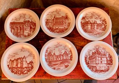 Set piatti Richard Ginori serie castelli francesi
