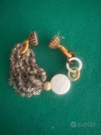 Bracciale morbido con pietre
