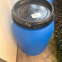 Bidoni plastica alimentare 200 L – coperchio a vit