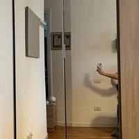 Guardaroba a due ante a specchio