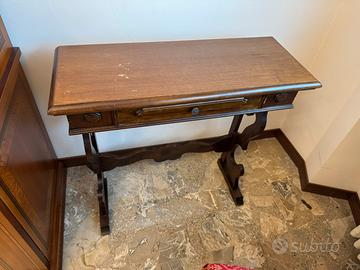 Tavolino scrivania legno