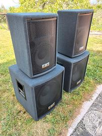 Sistema Audio  FBT Lightforce 2 sub e 2 teste