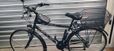 bicicletta da passeggio con accessori