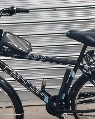 bicicletta da passeggio con accessori
