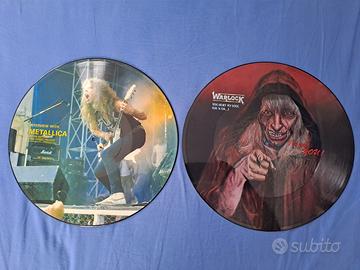 METAL PICTURE DISC (METALLICA-WARLOCK)