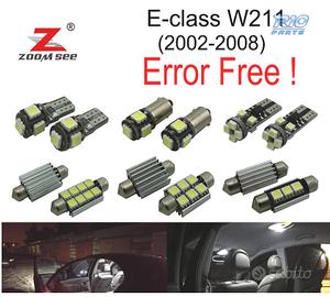 KIT 25 LAMPADE LED INTERNE MERCEDES CLASSE E W211 