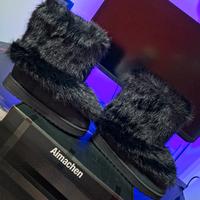 Stivaletti con pelliccia da donna